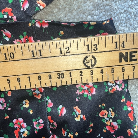 Vici Floral Satin Cutout Maxi Dress Size Medium - Picture 11 of 12